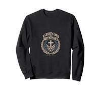 A Great Cloud Of Witnesses Hebrews 12:1 Christian Emblem Sweatshirt
