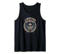 A Great Cloud of Witnesses Hebrews 12:1 Christian Emblem Tank Top