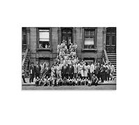 A Great Day in Harlem The Most Famous Photos in The History of Jazz Poster Canvas Art Poster And Wall Art Picture Print Modern Family Bedroom Decor Posters 16x24inch(40x60cm)