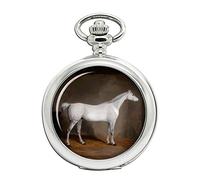 A Grey Horse in a Stable by William Burraud Full Hunter Pocket Watch