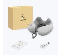 (a-Grey Neck Massager) Comfier Neck Massager U Shaped Pillow with Heat USB Charging Portable Neck Shoulder Relaxing Massager For Travel Car Office