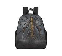A Grim Reaper Spirit Hooded Evil Type Character Backpacking Backpack 12.40x5.12x14.17inch Backpacks for School Multipurpose Casual Backpack for College Business Travel School,Office