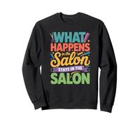 A Groovy Hair Expert Joke for a Lover of Beauty Therapy Sweatshirt