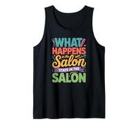 A Groovy Hair Expert Joke for a Lover of Beauty Therapy Tank Top