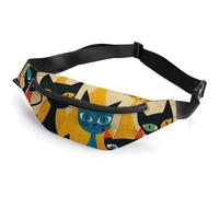 A Group of Cats Fanny Pack Fanny Packs for Women Men Waist Bag Mens Fanny Pack Womens Fanny Pack Fanny Pack Men Running Fanny Pack Small Fanny Packs for Women, style, 36*15cm