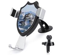 A Group of Dolphins with Long Beaks Jumped Out of The Water Universal Car Phone Mount, Windshield Vent Phone Mount, Durable Handsfree Stand Strong Suction Cell Phone Holder for Men Women