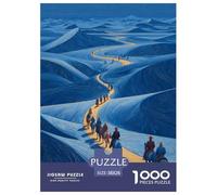 A Group of Horse Riders Jigsaw 1000 Pieces for Adults Jigsaw Puzzles Impossible Puzzle Educational Games Home Decoration 38x26cm/1000pcs