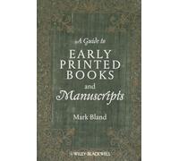 A Guide to Early Printed Books and Manuscripts