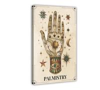 A Guide to Palmistry in The Book of Magic Canvas Poster Wall Art Decor Print Picture Paintings for Living Room Bedroom Decoration 24x36inch(60x90cm)