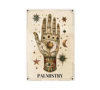A Guide to Palmistry in The Book of Magic Canvas Poster Wall Art Decor Print Picture Paintings for Living Room Bedroom Decoration 16x24inch(40x60cm)
