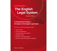 A Guide To The English Legal System : New Edition - 2023