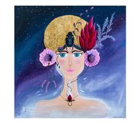 A guided journal to awaken your Sacred Voice and rise in your most authentic self: Art cover and promts by artist and mentor Maeva Lhopez