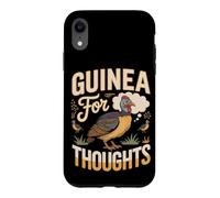 A Guinea for Your Thoughts Guinea Fowl Poultry Case for iPhone XR