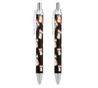 A Guinea Pig Holding A Dutch Flag Ballpoint Pens 0.5mm Fine Black Ink Retractable Writing Rollerball Pen for Home Office