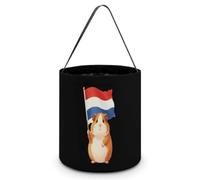 A Guinea Pig Holding A Dutch Flag Halloween Tricking Or Treating Bag