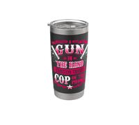 A Gun in THE Hand Funny 2ND Amendment Rights Stainless Steel Insulated Tumbler