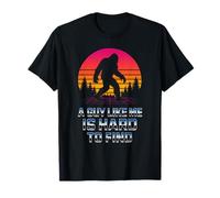 A Guy Like Me is Hard to Find Bigfoot Retro Vintage T-Shirt