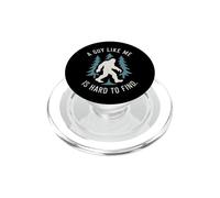 A Guy Like Me Is Hard To Find Bigfoot Sasquatch Retro Design PopSockets PopGrip for MagSafe