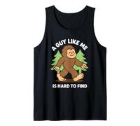A Guy Like Me is Hard to Find Bigfoot Valentines Day Men Boy Tank Top