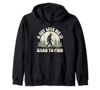A Guy Like Me is Hard to Find Forest Bigfoot Men Sasquatch Zip Hoodie