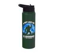 A Guy Like Me is Legendary for A Reason Bigfoot Rock On Stainless Steel Insulated Water Bottle
