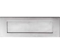 A&H™ 10" x 3" Inch - 252mm x 75mm Victorian Letter Box Cover Plate Brushed Satin Chrome