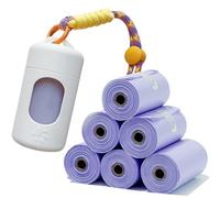 A&H ZIER Poop Bags Holder with Portable Colorful Lanyard, Soft-touch Dog Poop Bags Dispenser Dog Waste Bags, Compatible with any Dog Walking Accessories