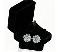 A&H Zier Rhinestone Hijab Magnets - Strong Magnetic Pins for Scarf & Turban Circular Retro Buttons, Islamic Women's Accessories for Niqab & Hijab (2, Round Silver)