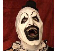 (A) Halloween Party Props Terrifier 2 Art The Clown Mask Cosplay Costume Masquerade Carnival Mask