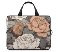 A Hand Drawn Painting Laptop Sleeve Ultra-Thin, Waterproof 15inch Laptop Bags, Portable Protective Computer Bag with Hand Strap