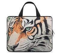 A Hand Drawn Tiger Laptop Sleeve Ultra-Thin, Waterproof Laptop Bags, Portable Protective Computer Bag with Hand Strap, Style, 10inch