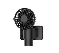 A Handy Rechargeable Pocket Sized Minifor Outings Featuring An Effective Clipping Mechanism And Multiple Wind Levels For Personal Comfort (Black)