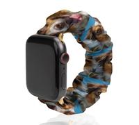 A Happy Australian Shepherd Dog Funny Stretch Bands Compatible with IWatch Replacement Smart Watch Strap
