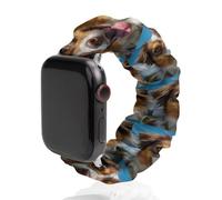 A Happy Australian Shepherd Dog Funny Stretch Bands Compatible with IWatch Replacement Smart Watch Strap
