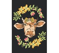 A Happy cow for Cute Cowgirls Nice for women Pretty: Daily Planner Notepad To Do Schedule, Medium 6x9 Inches, 110 Pages, Printed Cover