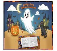 A Happy Halloween Coloring Journey book for kids age 3-8 years: The Cozy & Creepy Single-Sided Coloring Book: 51 Fun Pages