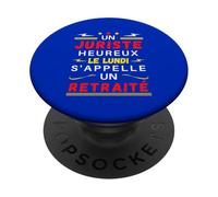 A Happy Lawyer on Monday Is Called A Retired Lawyer PopSockets Adhesive PopGrip