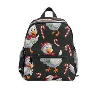 A Happy Little Green Eagle Pattern Toddler Backpack, Boy Backpack Preschool Bag Kindergarten Schoolbag Nursery Travel Bag for Girl