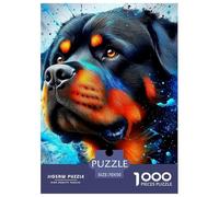 A Happy Puppy Jigsaw Puzzles for Adults 1000 Educational Games Pet Dog Challenging Puzzles Gifts for Men70x50cm/1000pcs