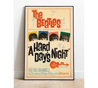 A Hard Day's Night The Beatles Vintage Movie Film Promo Poster : Full Size 36"x24" Print BRING YOUR WALLS TO LIFE ! #5