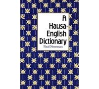 A Hausa-English Dictionary