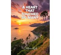 A Heart That Touched So Many (Celebration of Life): Guest Book for Funeral and Memorial Services, Beach Sunset Theme -400 Guests Entries with Name, Mail & Address