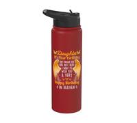 A Heavenly Birthday for My Angel Daughter, Always Remember Stainless Steel Insulated Water Bottle