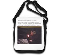A hero in disguise funny meme Shoulder Bag White