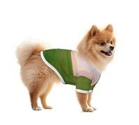 A Hill Covered in Green Grass Cute Dog and Cat T-Shirt - Soft and Breathable Pet Apparel for Small to Large Dogs and Cats