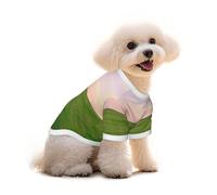 A Hill Covered in Green Grass Dog T-Shirt Clothes Apparel Puppy Vest Pet and Elastic Tank Top Clothing, Dogs Cats Pullovers Cute Breathable Soft Small