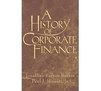 A History of Corporate Finance