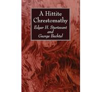 A Hittite Chrestomathy