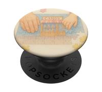 A Hobby They Can Do Together | Jigsaw Puzzle PopSockets Adhesive PopGrip