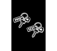 A Hockey Romance Inspired Journal: Two Keys Notebook | Lined 6x9 | 100 Pages